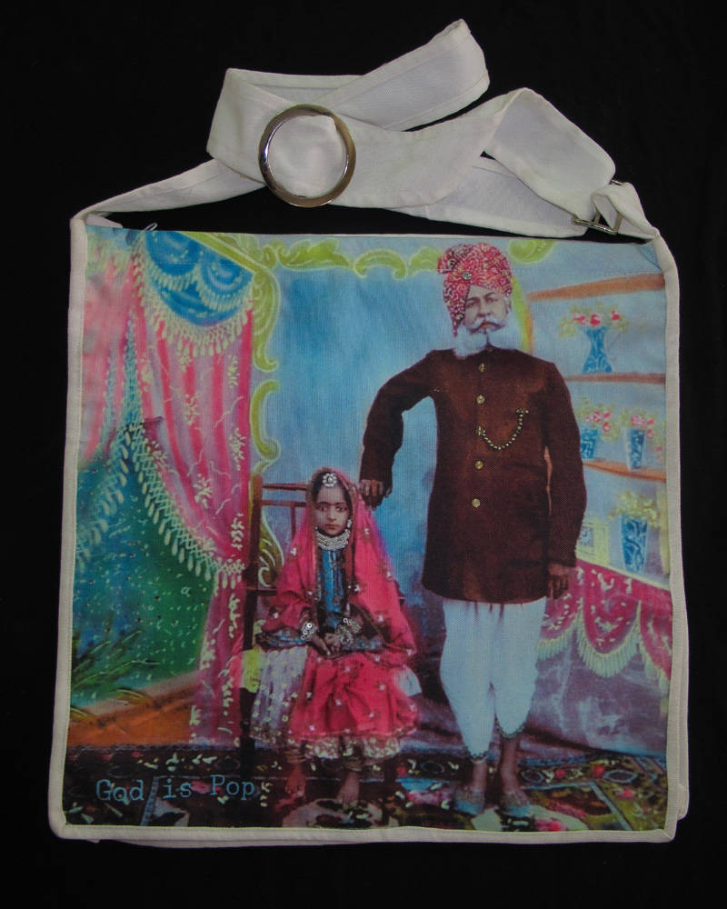 Besace God Is Pop - Maharaja & daughter